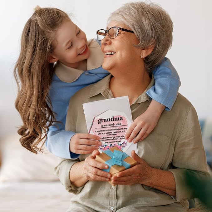 Grandma Gifts from Grandchildren Thank You Gift for Grandma Best Grandma Ever Birthday Christmas Gift for Grandmother Nana GiGi Great Grandma Gammy Grandma Definition Acrylic Decorative Signs Plaques