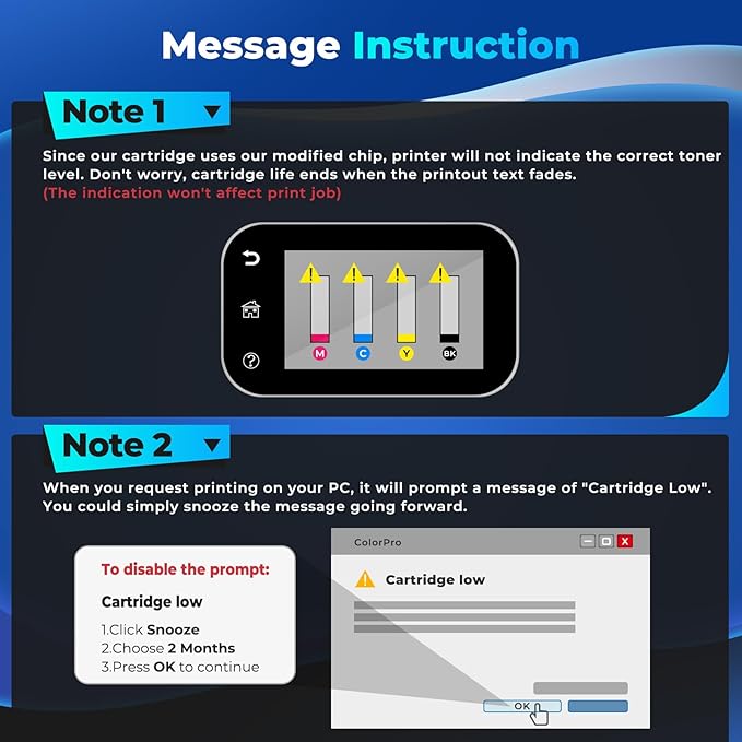 202X Toner Cartridges 4Pack Color Laser jet Pro MFP M281FDW M254DW M281CDW Compatible for HP 202X Toner Cartridges Combo Pack Compatible for Color Laser jet Pro MFP M281FDW M281CDW M281FDN M254DW M254