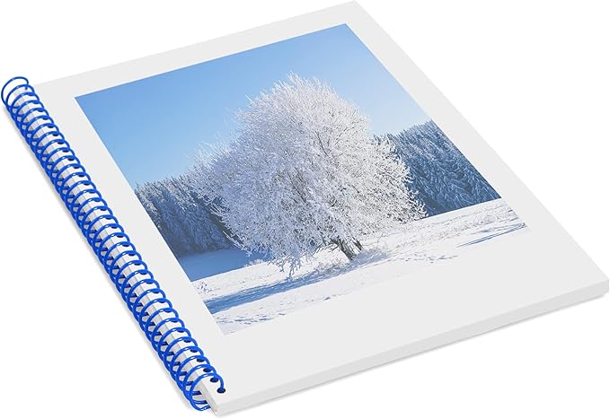 Rayson 5/8" Plastic Coil Binding Spines, 15.9mm Multicolored Spiral Binding Coil 140 Sheet Capacity, 4:1 Pitch - 100/Box for Business and Educational Purposes