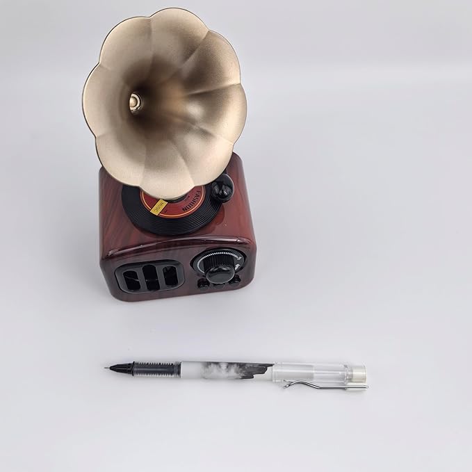 Fengtaiyuan LQB05P12 Straight Liquid Ballpoint Pen - Black Ink, 0.5mm Bullet Head, Smooth Writing, 12 Count (Black05P12)