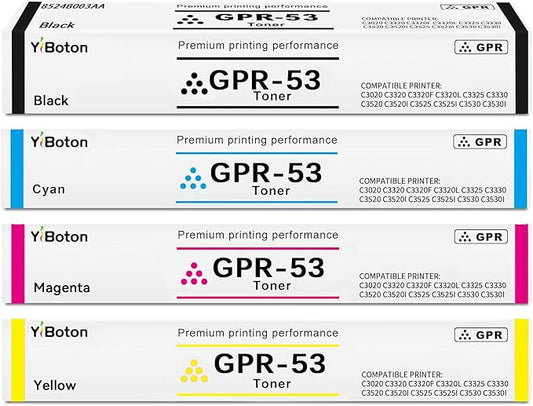 High Yield GPR-53 GPR53 GPR 53 Toner Cartridge Compatible for Canon ImageRunner Advance iR-ADV C3325i C3330i C3525i C3530i C3025i C3725i C3730i C3826i C3830i C3835i Printher