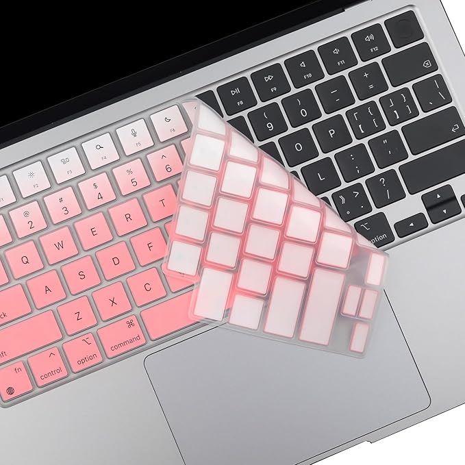 2 Pack Keyboard Cover for MacBook Pro 14" 16" M4 M3 M2 M1 Pro/Max 2023-2021 A2442 A2779 A2918 A2992 A2485 A2780 A2991, 2024-2023 MacBook Air M3 M2 13.6" 15.3" A2941 A3114 A2681 A3113, US Layout-OP