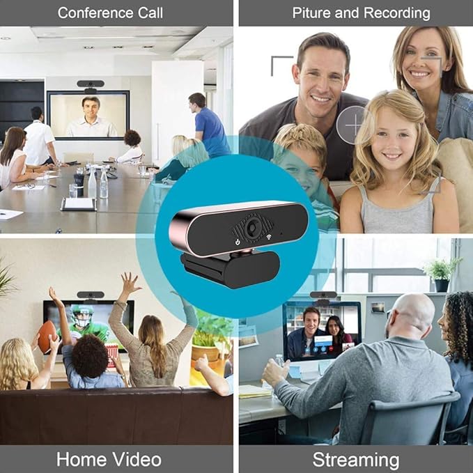 easyday 1080P HD Webcam with Microphone, Streaming Computer Web Camera for Laptop/Desktop/Mac/TV, USB PC Camera for Video Calling, Conferencing, Gaming