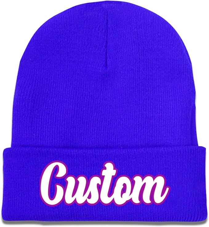 Custom Beanie with Photo Text Logo Design Your Own Personalized Knitted Hats Customized Beanie Custom Hats for Men Women