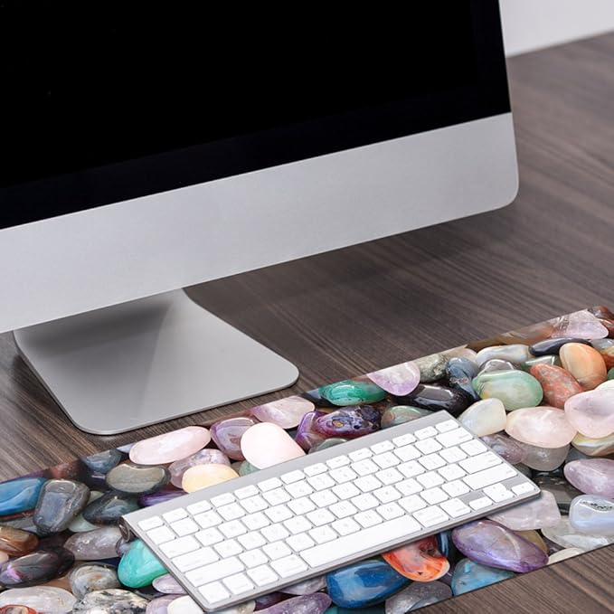 XXL Professional Large Mouse Pad & Computer Game Mouse Mat (35.4x15.7x0.1IN, 90x40 Cobble)