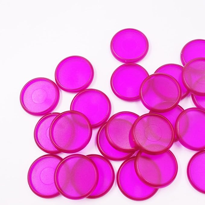 100pcs Discbound Notebook Discs DIY Planner Accessoriesfits for Tul,Levenger,Arc,Happy Planner,Talia(Transparent Purple,1.5inch/38mm)