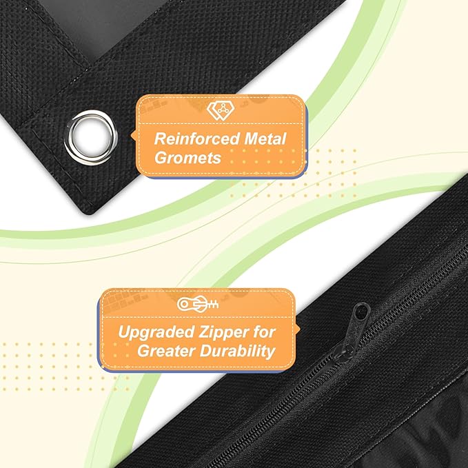 Shemira Pencil Pouch for 3 Ring Binder, 36 Pack Black Pencil Pouches Bulk, Pencil Pouch with Smooth Zipper, Zipper Pencil Pouches, 3 Ring Binder Pencil Pouchs, Clear Window Pencil Case Pouch