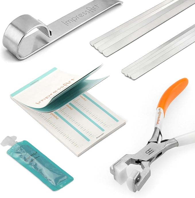 ImpressArt - Ultimate Metal Stamping & Bracelet Making Kit, Tools & Supplies for Metal Hand Stamping Craft Projects, DIY Jewelry Making & Keepsakes
