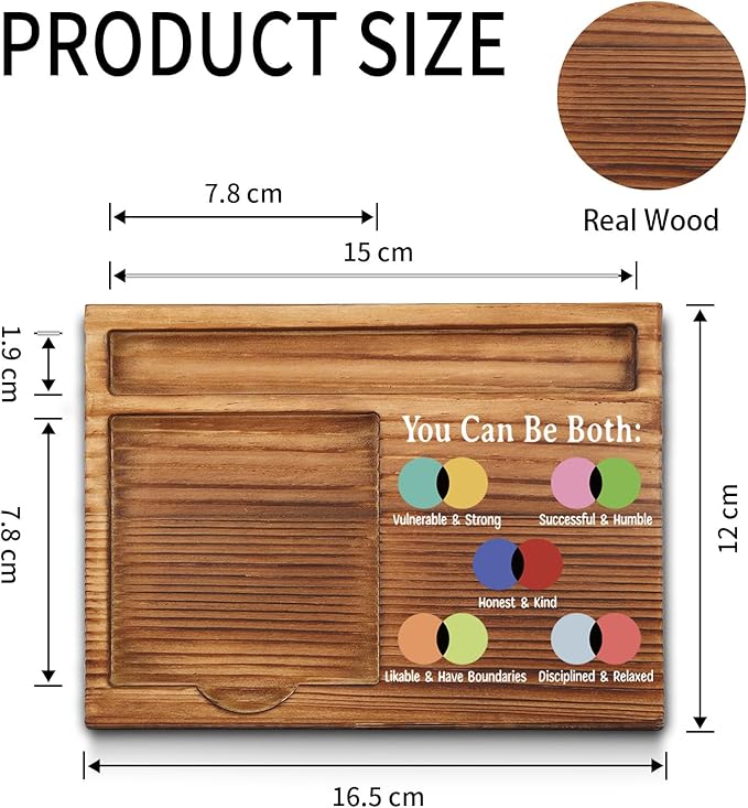 You Can Be Both Sticky Note Holder for Therapist, School Counselor, Psychologist, Counseling Social Worker, Mental Health Therapy Office Self-Stick Note Pad Holders GAA43