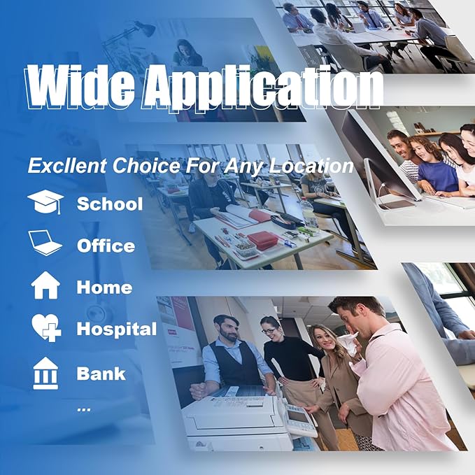 LEDES 7525 Toner Cartridge Compatible Replacement for Xerox WorkCentre 7830 7835 7845 7855 7970 7525 7530 7535 7545 7556 Printer(BK,M,C,Y)