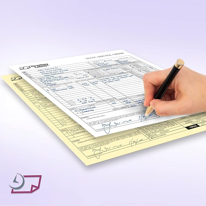 NextDayLabels - Superior Carbon-less NCR, Pre Collated Paper, 500 Sheets Per Pack (8-1/2" x 11" 2 Part Reverse, #5887)