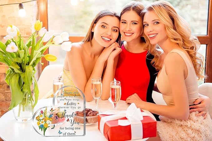 Employee Appreciation Gifts for Women, Thank You Gifts for Teacher Coworkers Boss Inspirational Gifts for Women, Going Away Farewell Retirement Gift, Home Office Desk Decor