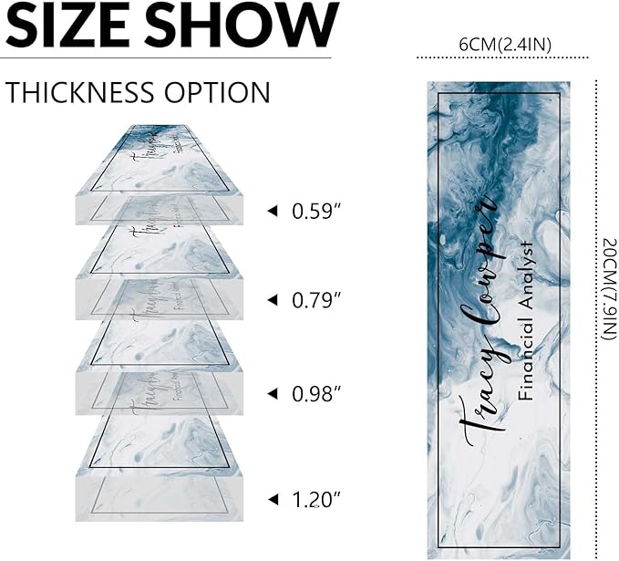 Desk Name Plate Personalized, Custom Name Plate for Desk, Acrylic Desktop Accessories, Office Gift & Decor for Women Men, Teacher Nurse Boss Employee Appreciation Gifts