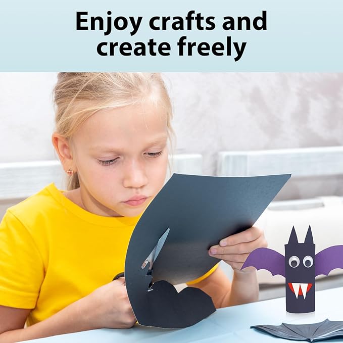 OcePor 30 Sheets Black Cardstock 8.5” x 11”, 92lb/250gsm Black Card Stock, Thick Card Stock Paper, Heavy Cardstock Paper for Printer, Resume, Scrapbooks, Art, Crafts, Business Cards