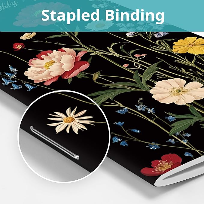 Pocket Calendar 2026-2027 for Purse, Two Year Monthly Planner Pocket Size, Jan 2026 to Dec 2027 Monthly Planner Small Size (6.5" x 3.5") - Peony Bloom