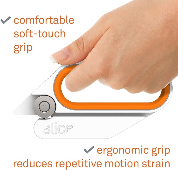 Slice 10598 Rotary Cutting Tool, Bladeless Scissors Cutter, 1 Pack, Ambidextrous CutterCutter