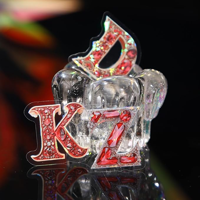 156 Pcs Alphabet PET Stickers, Holographic Letter Stickers for Scrapbooking, Journaling, DIY Crafts, with Organizer