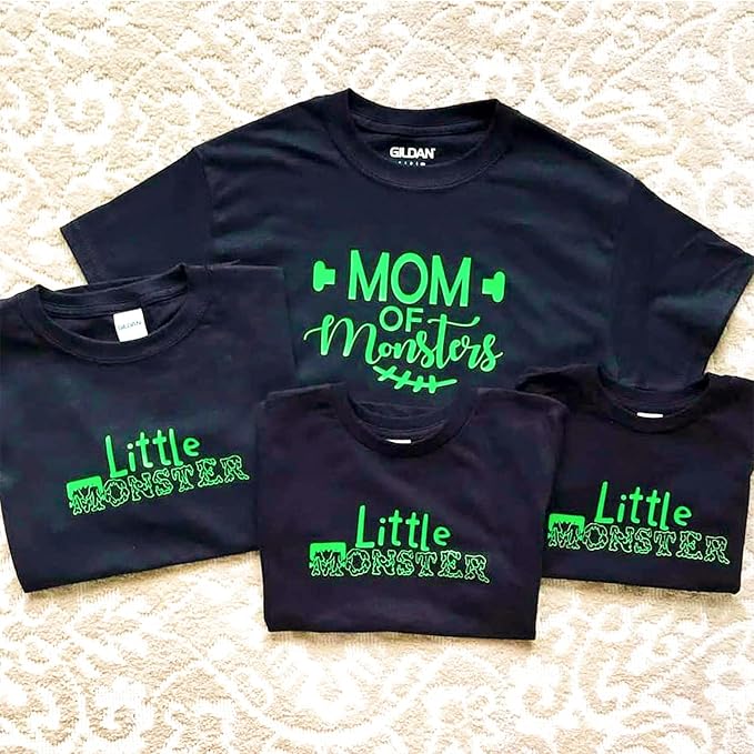 VINYL FROG Heat Transfer Vinyl Roll HTV Vinyl - 12" x5ft Neon Green Iron on Vinyl for T-Shirts, Heat Press Vinyl for DIY Craft Designs (Neon Green)