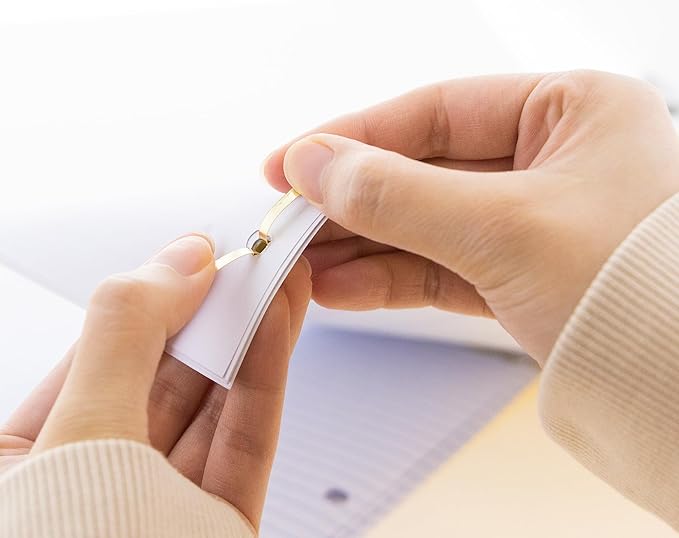 BAZIC Products Brass Plated Fasteners 1 Inch, Round Head Paper Fastener Brads for Office School Organization Scrapbooking Art and Crafts (100/Pack), 2-Pack