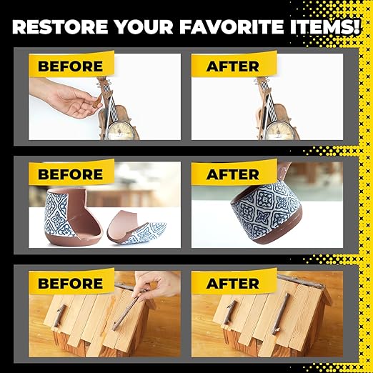 Super Glue Gel Clear, 24×3g All Purpose Strong Bond Single Use Heavy Duty CA Glue, Instant Cyanoacrylate Adhesive Multipack for Plastic Ceramic Glass Jewelry Metal Fletching Wood Porcelain Aquarium