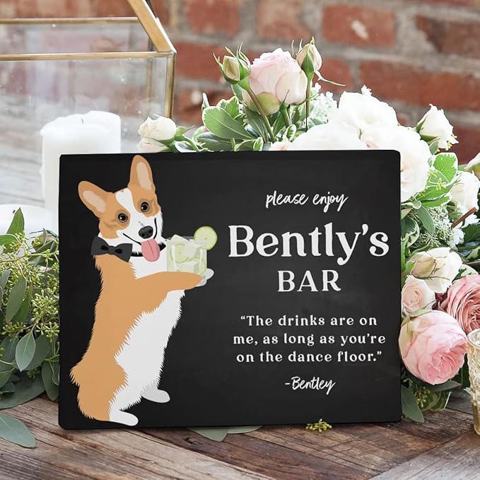 NEWNEWSHOW 8.7x12 Inch Erasable Message Board Sign with Hanging String, Store Signs Chalkboard, Menu Chalkboard, Message Board, Bar and Special Event Decorations, Double-Sided Painting