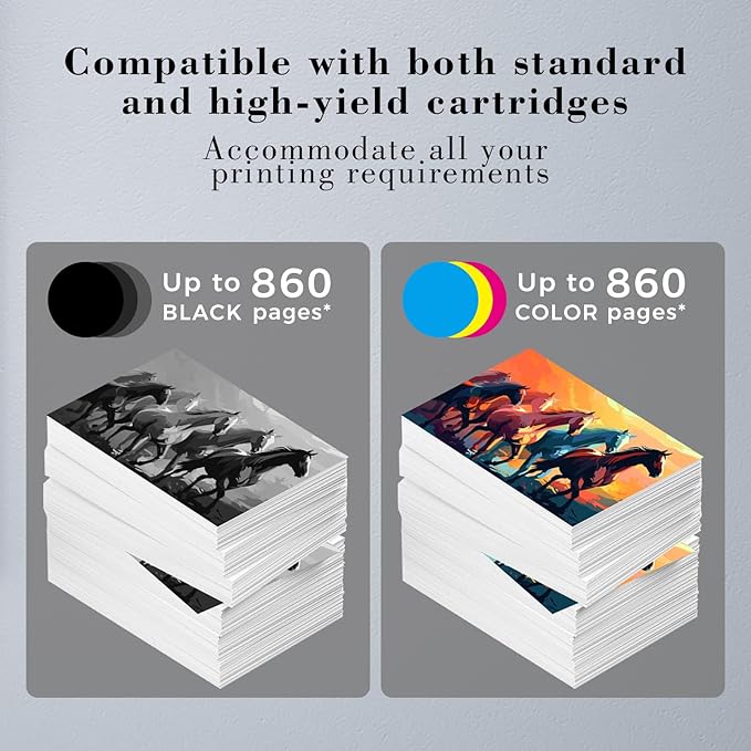 902XL 902 Ink Cartridges for HP Printers Replacement for HP 902XL 902 XL HP902XL/902 HP902XL Black Combo Pack for HP Officejet Pro 6978 Ink Cartridges Work for 6968 6958 6970