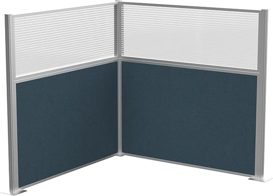 Versare Hush Panel Cubicle Kit | Workstation Partition Walls | Sound Dampening Cubicle Walls | Partitions for Desks