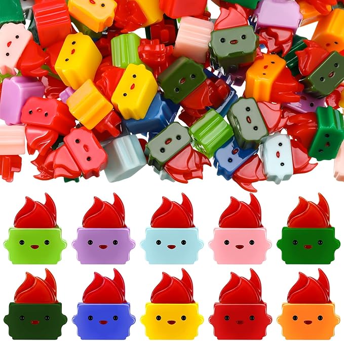 50 Pcs Mini Resin Dumpster Figurines Ornament Dumpster Desk Accessories Employee Appreciation Gifts Bulk Funny Thank You Gifts for Halloween Christmas Office Coworkers Teacher (Bright Colors)
