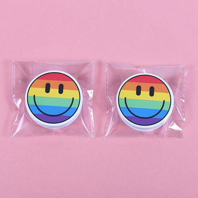 100PCS Smiling Face Stickers, Cute Water Bottle Stickers for Kids, for Teaching Rewards, Notebooks, Stationery, Luggage, Cartoon PVC Happy Sticker