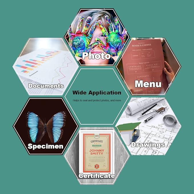 BESTEASY Thermal Laminating Pouches, 5 mil Thick, Clear 9 x 11.5 Inch Laminating Sheet Paper for Laminator, Holds 8.5 x 11 Inch Letter Size Sheets（4000 Pack）