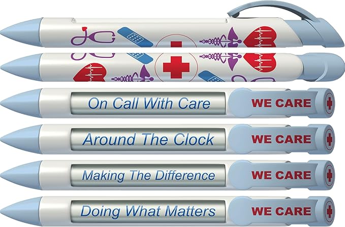 Greeting Pen Nurse Appreciation Ballpoint Retractable Pen (9019)