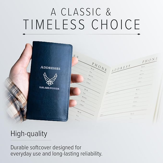 Gallery Leather Small Address Book with Alphabetical Tabs up to 403 Records, Leather Notebook Hardcover, Telephone and Address Books - 6x3.25, Pocket Address, Acadia Tan