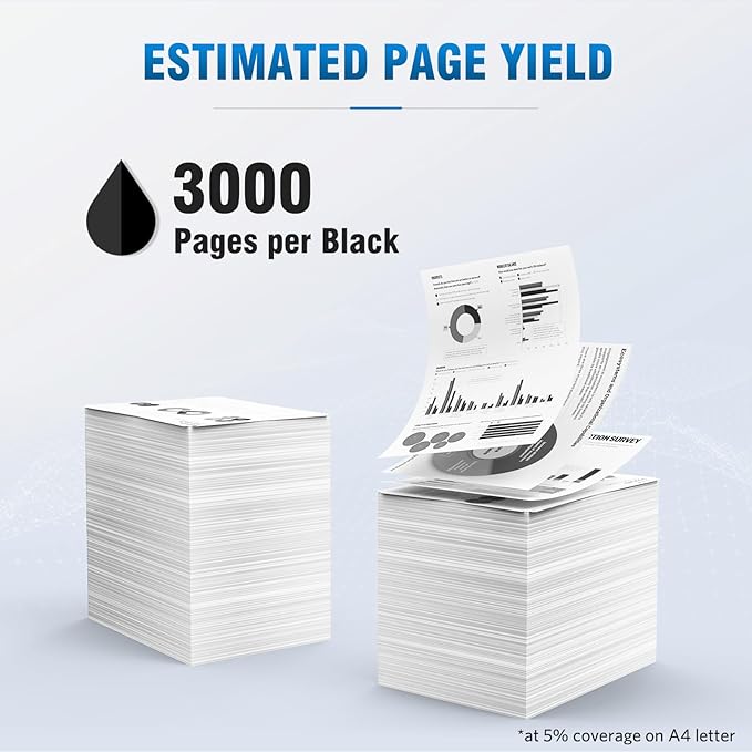 58A CF258A Toner Cartridge (with chip) Compatible Replacement for HP 58A CF258A 58X CF258X Laserjet MFP M428fdw M428dw M428fdn Pro M404n M404dn M404dw M404 M428 Toner Laser Jet Printer (Black 2-Pack)