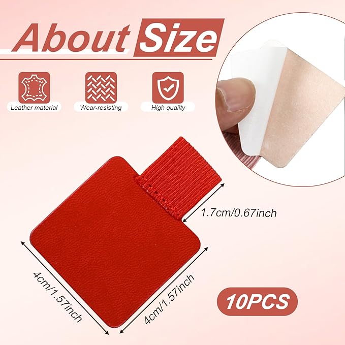 10-Pack Self-Adhesive Pen Loop Holder,Elastic Notebook Pen Holder for Journals,Planners,Diaries,10 Mixed Colors Magnetic Bookmark-Style Pen Holder