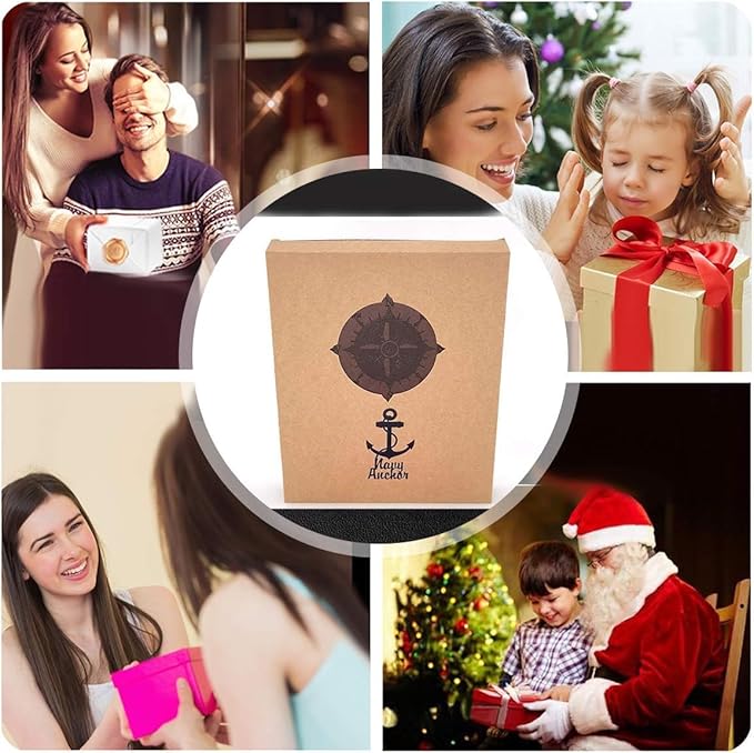 ThxMadam Leather Customize Photo Album Sscrapbook 60 Pages Love Memory Photo Book Vintage Wedding DIY Memory Book,Travelling Journal Scrap Book Family Scrapbook Birthday Christmas Gift for Mother Wife