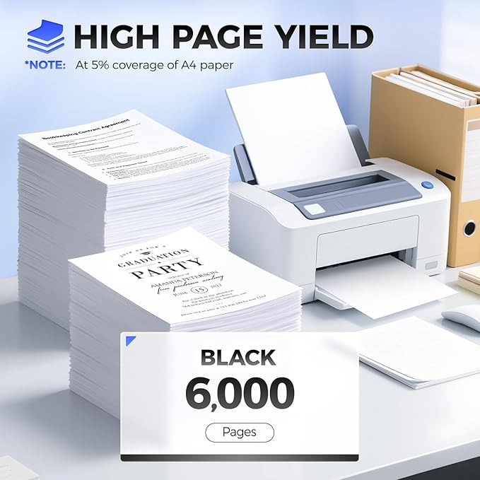 56F1000 Toner Cartridge with chip Black 1-Pack Replacement for Lexmark 56F1000 56F1H00 56F000G Toner Compatible with Lexmark MS321 MS421 MS521 MS621 MS622 MX321 MX421 MX521 MX522 MX622 Laser Printer