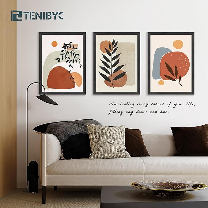 18x24 Poster Frame 4 Pack - Black Solid Wood Picture Photo Frame - Woodgrain Series - Room, Office, Gallery, Studio Display - Wall Hanging