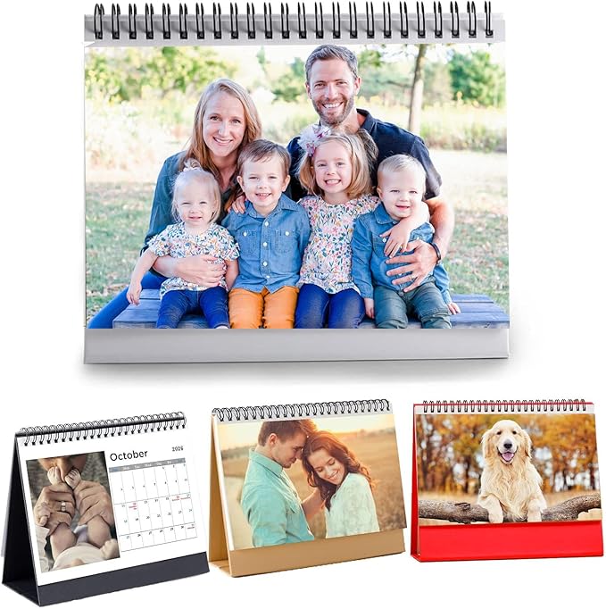 Custom Photo Wall Calendar 2026 - Personalized Family & Office Photo, Print Your 13 Memories Custom - Perfect for Parties, Birthdays & Christmas Gifts (Calendar 8.3'' x 6.7'', 10 x Calendars)