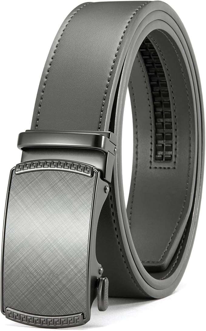 CHAOREN Mens Belt Leather Ratchet Belt - Customizable Fit, Effortless Style (35mm)
