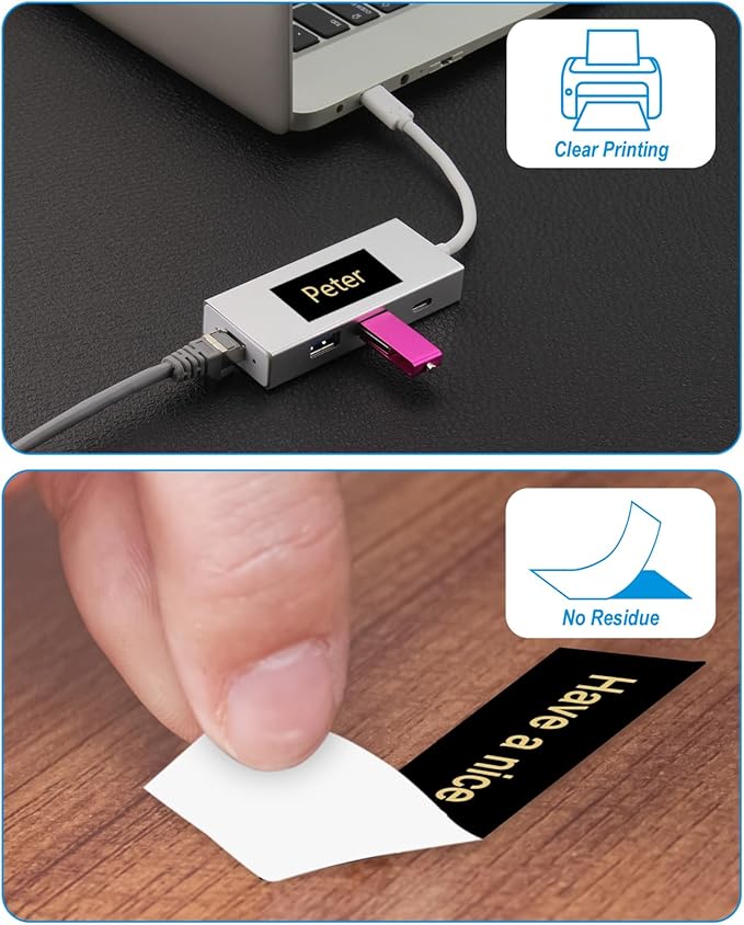 Weemay 3 Pack TZe354 24mm Gold on Black Laminated Label Tape Compatible with Brother Label Maker Tape TZe-354 TZe 354 TZ-354 TZ354 for PTouch PT-E500 PT-D600 PT-P750W PT-P900W Printer, 1 in x 26.2 ft