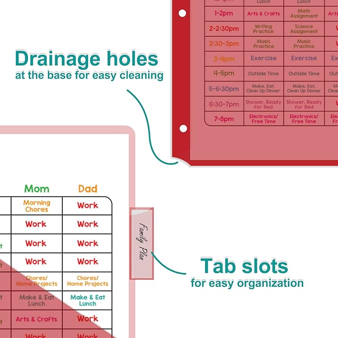 16 Count Pocket Index Dividers Akuoly Binder Dividers for 3 Ring Binders with Pockets on Both Sides, Bright Vibrant Colors for School Office Organization, 8 Tabs to Sort per Set, Plastic