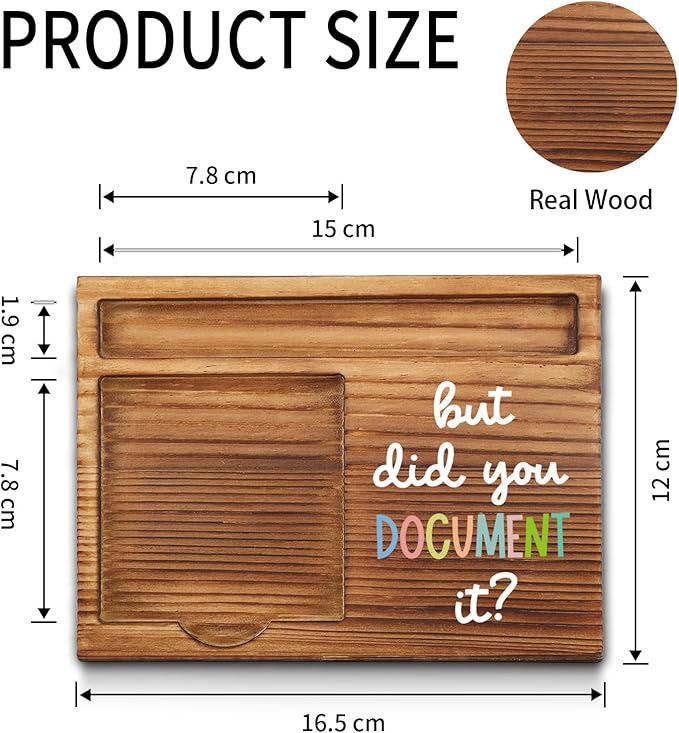 Funny Sticky Note Holder Appreciation Thank You Gifts for HR, Administrative Profession, Nurse, Special Education Teacher, Behavior Tech, Behavior Analyst Self-Stick Note Pad Holders GAA41