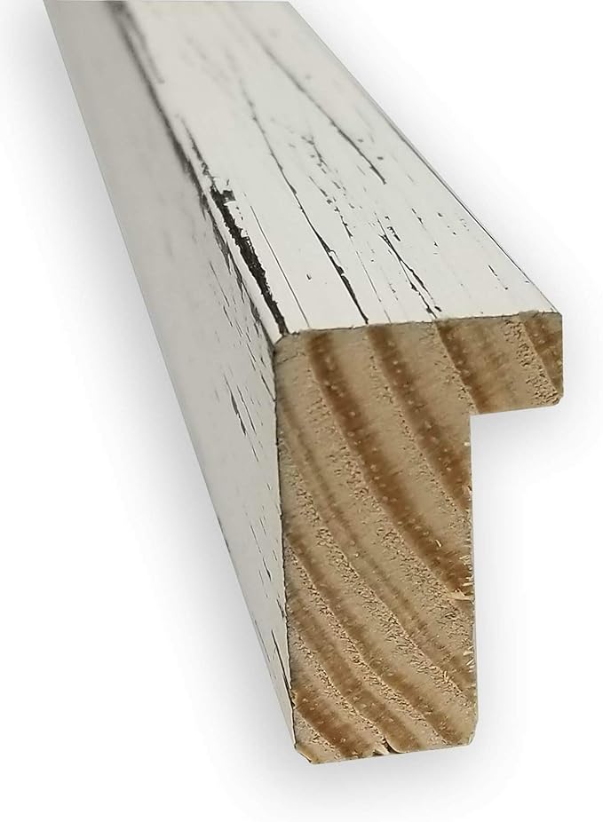 Amanti Art Natural Cork Board for Wall, 25x45 Vision Board with White Frame, Oversize Corkboard Office Decor for Home Organization, Cottage Corkboard Pinboard to Display Items for Home Organization