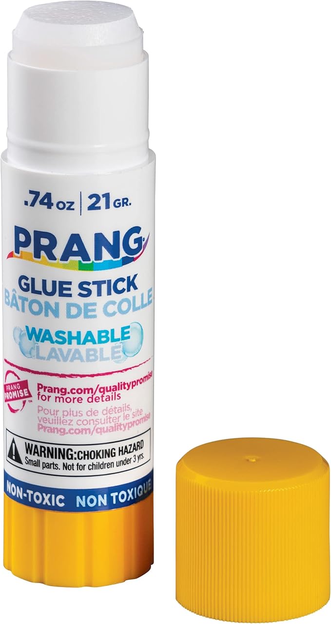 Prang Washable Glue Stick, Clear.74 Oz, 1 Count