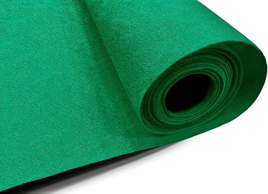 EOVEA | Acrylic Felt Fabric by The Yard - Non-Stiff, Soft Material - 72" Wide - 1.6mm Thick Felt Sheets for DIY Crafts, Sewing, Upholstery, Cushion, Padding(Kelly Green,20 Yard)