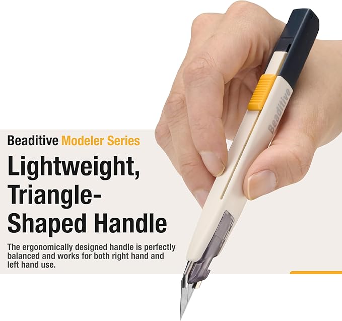 Beaditive High Precision Detail Craft Knife - 30 Degree Blade Utility Knife - Art, Craft, Model Making
