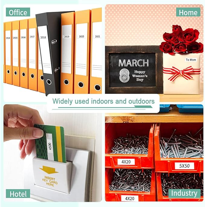 6-Pack Tz 9mm 0.35" Laminated Tape Compatible for Brother Tze-221 Tze-121 Tze-421 Tze-521 Tze-621 Tze-721 P Touch Tze 3/8 Inch Label Maker Tape for PTD200 PTD210 PTH110 PTD220 PTD600 PTD400AD