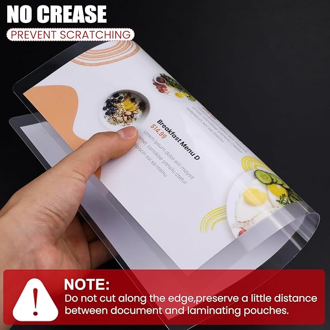 CAREGY 300 Pack Laminating Sheets, Holds 8.5 x 11 Inch Sheets,5 Mil Thermal Laminating Pouches,9 x 11.5 Inches Lamination Sheet Paper for Laminator, Clear, Letter Size, Office and School Supplies