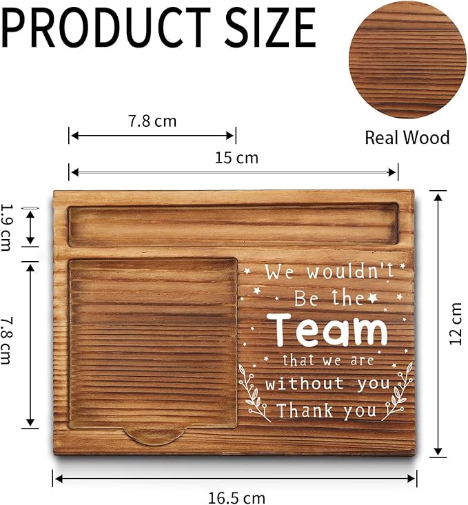 Team Appreciation Gifts for Employees, Team Sticky Note Holder, Employee Appreciation Gifts Bulk Office Team, Team Desk Gifts, Team Thank You Gifts, teammate Quotes Self-Stick Note Pad Holders GAA26