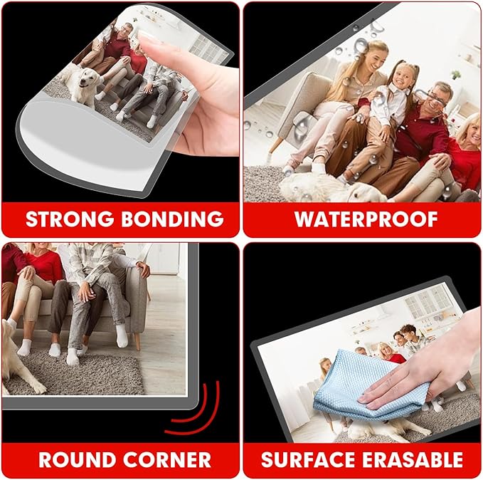 Laminating Sheets, 100 Pack Clear Thermal Laminating Plastic Paper Hold 11 x 17 Inch Sheet, 3 Mil Lamination Sheet Paper for Laminator, Round Corner